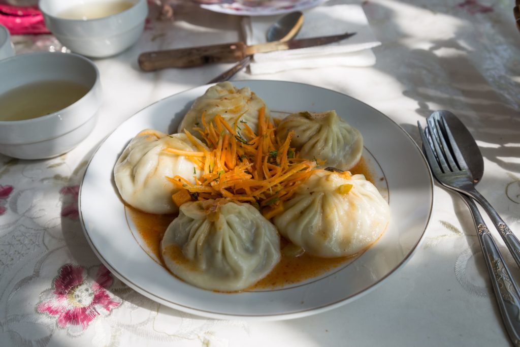the best food in kyrgyzstan manty dumplings