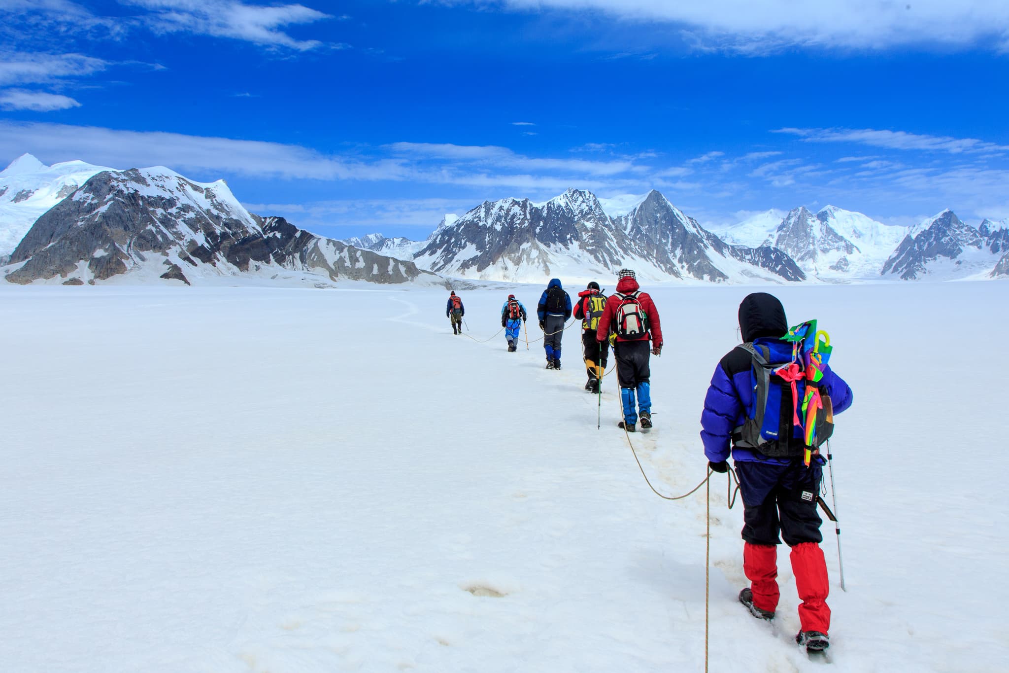 Snow lake trek expedition