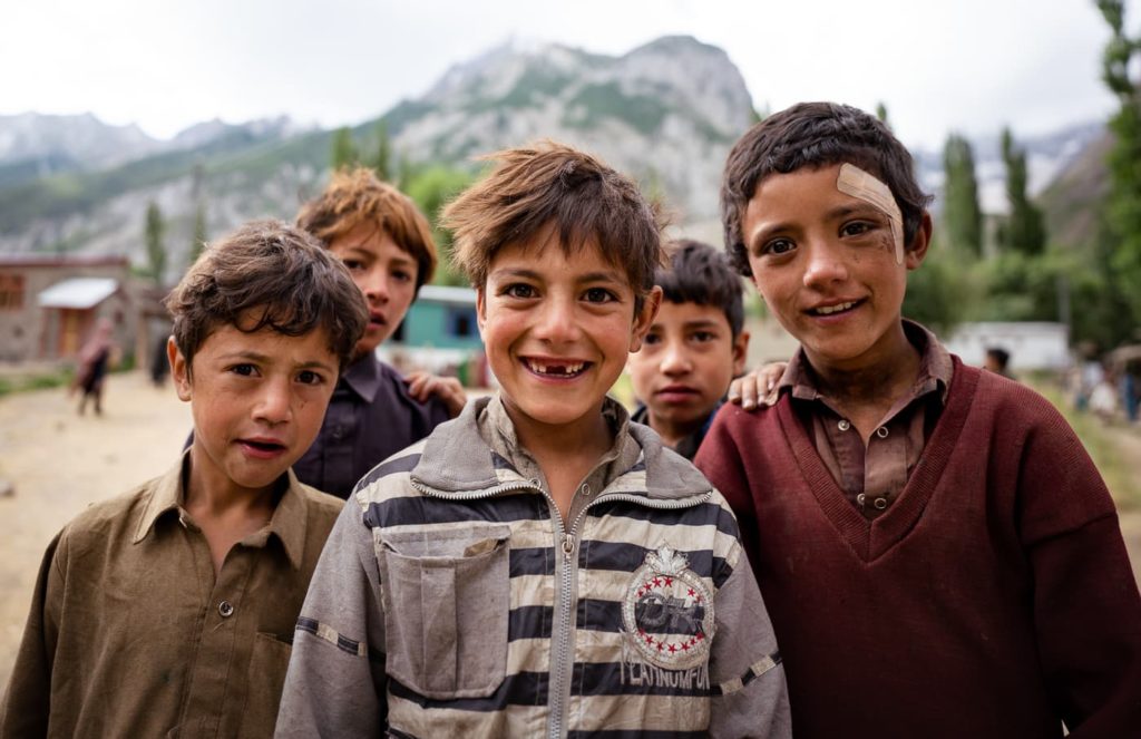 baltistan pakistan culture children smiling