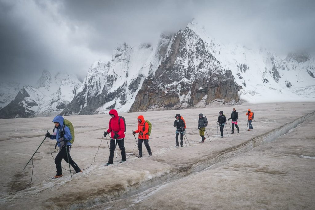 how to start mountaineering glacier travel